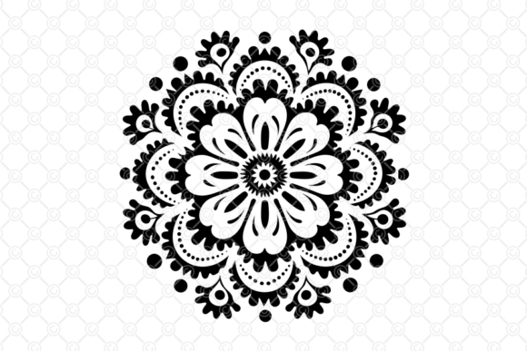 Download Indian Rangoli SVG, Decorative Art, 087 - Indian rangoli Collection