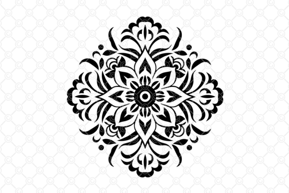 Download Indian Rangoli SVG, Decorative Art, 084 - Indian rangoli Collection