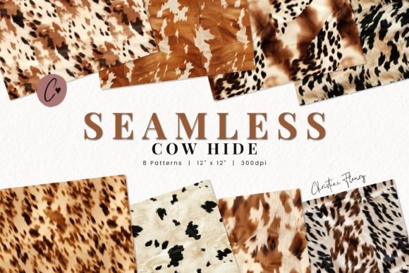 Download Seamless Cow Hide Patterns - Hide Collection