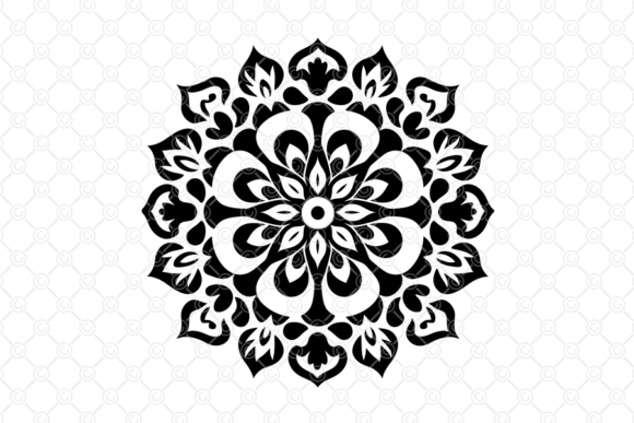 Download Indian Rangoli SVG, Decorative Art, 055 - Indian rangoli Collection
