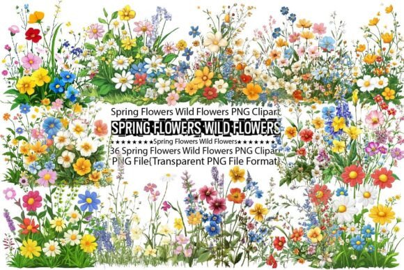 Download Spring Flowers Wild Flowers Sublimation - Wild Collection