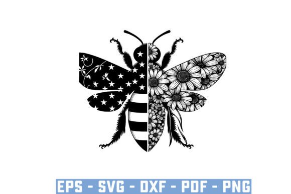 Download Gift Bee with Flowers Funny Vector Files - Premium Resources