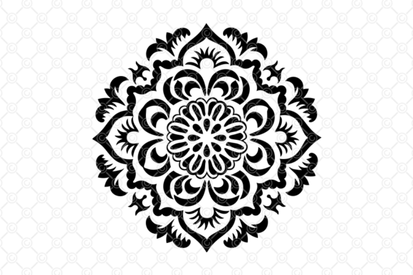 Download Indian Rangoli SVG, Decorative Art, 051 - Indian rangoli Collection