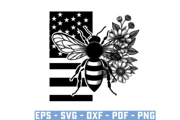 Download Gift Bee with Flowers Funny Vector Files - Premium Resources