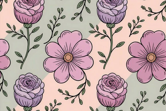 Download Pastel Wildflower Pattern Design - Wild Collection
